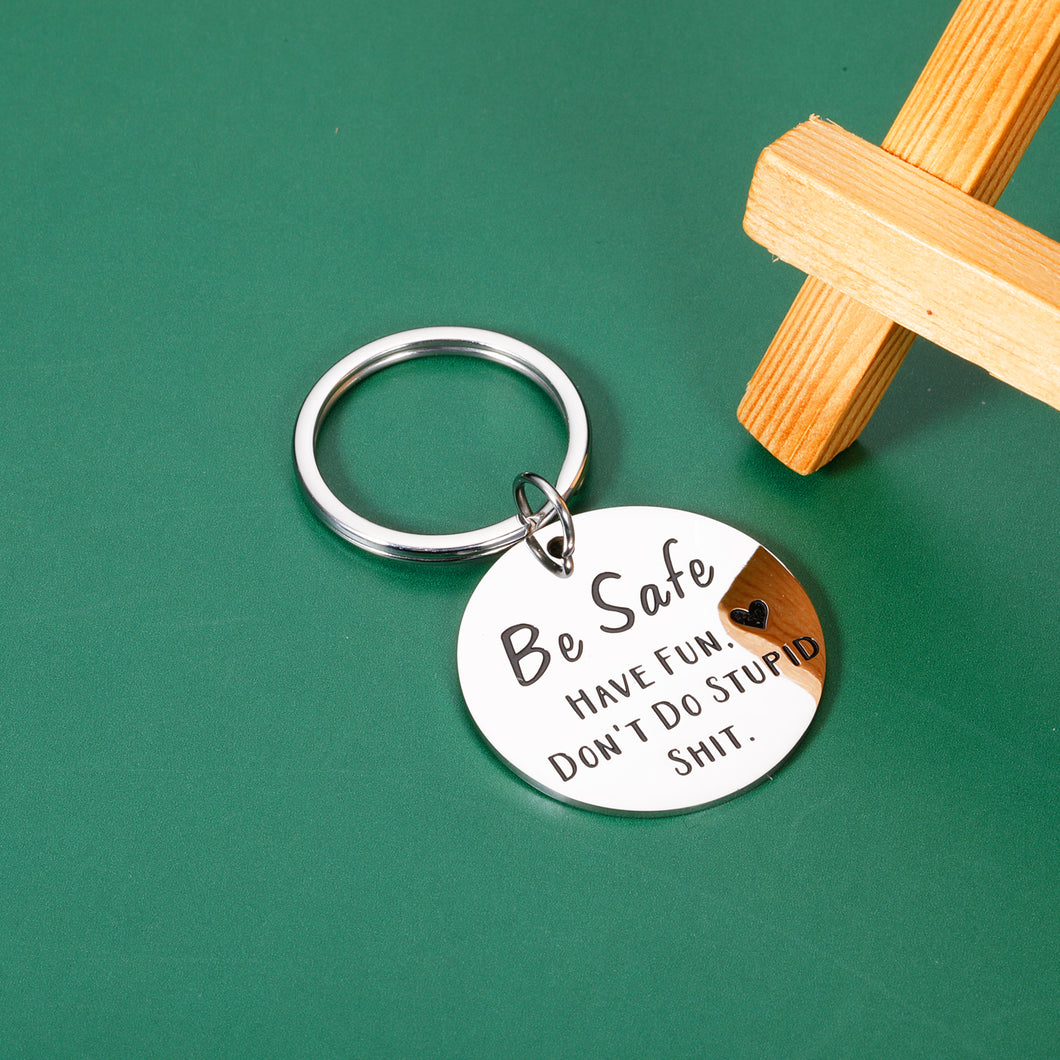 Don't Do Stupid Shit Funny Key Chain for Teenagers Gag Gift Gift