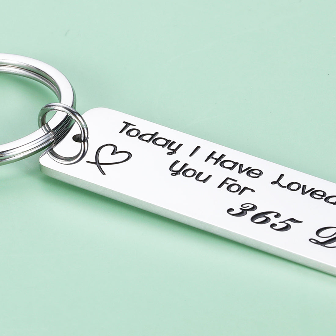 1 Year Anniversary Keychain Gifts for Boyfriend Girlfriend Valentine D –  Raddimelo