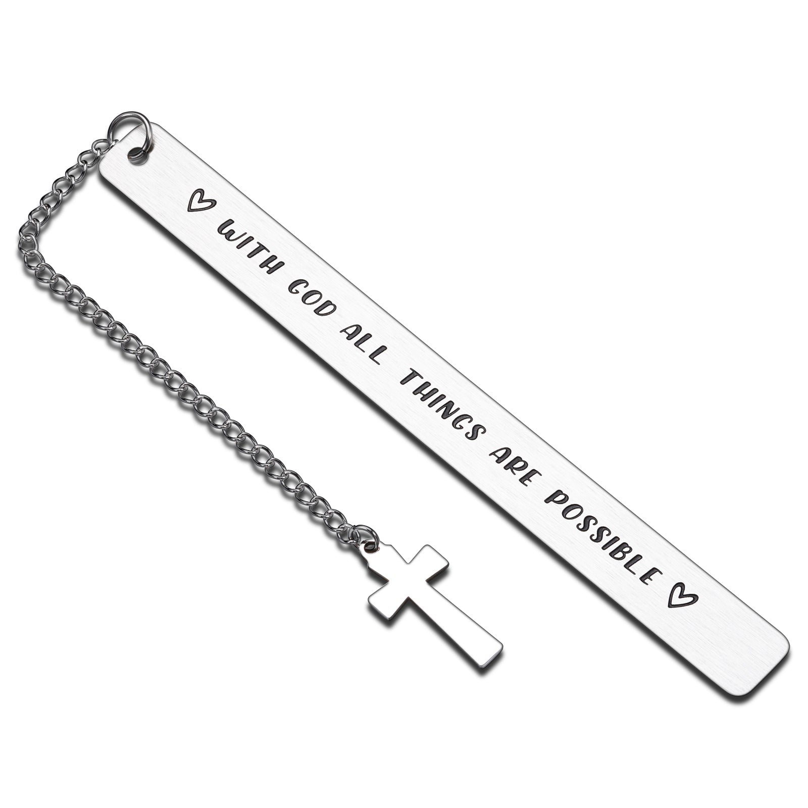 Stocking Stuffers for Women Faith Christian Gifts for Men Male Religious  Bookmark with Chain for Son Daughter Birthday Bible Verse Baptism Gifts for
