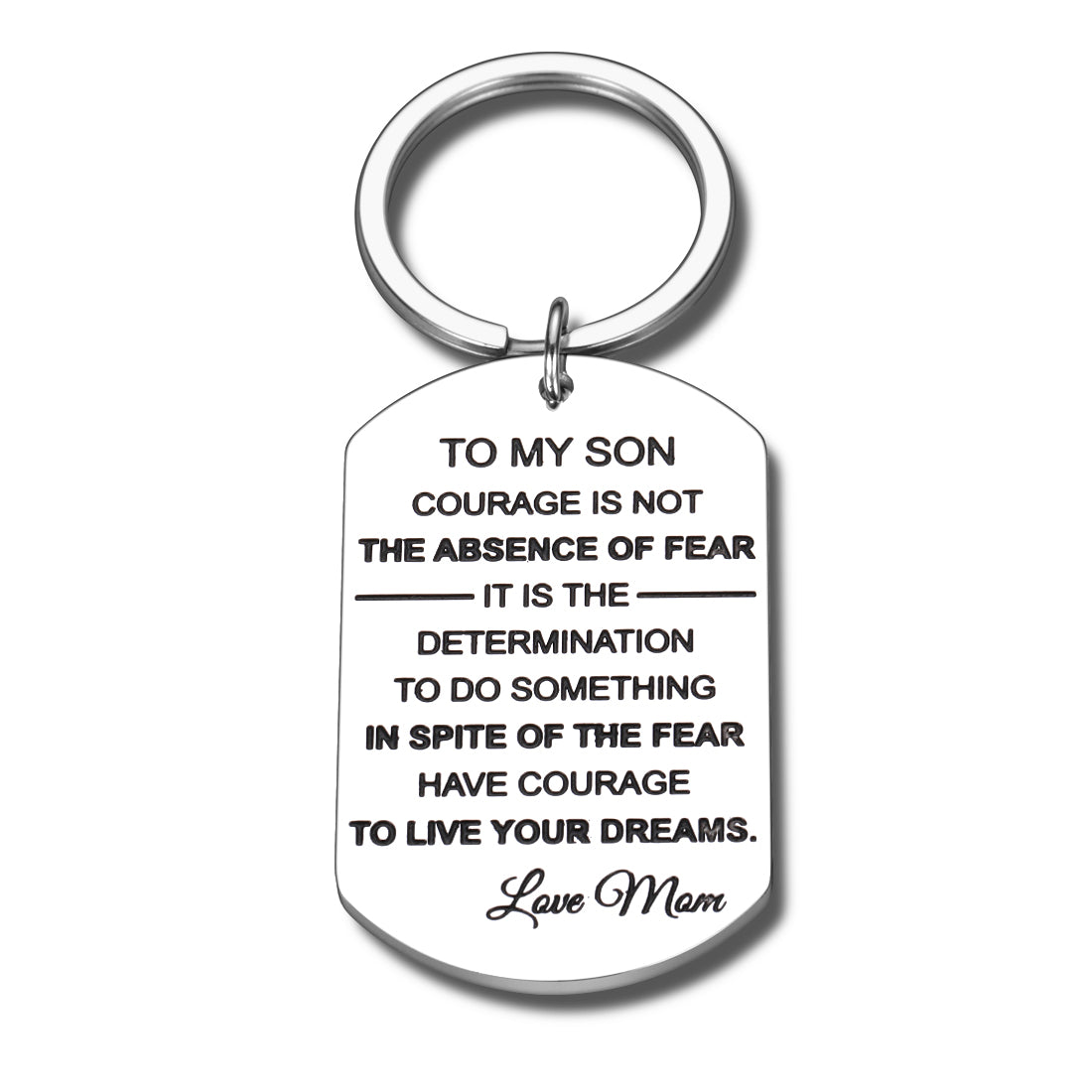 Daughter Gift from Mom Inspirational Keychain Gifts for Adult Teen