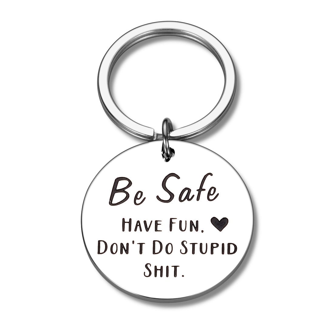 Don't Do Stupid Sht Funny Keychain, Funny Driver's License Present
